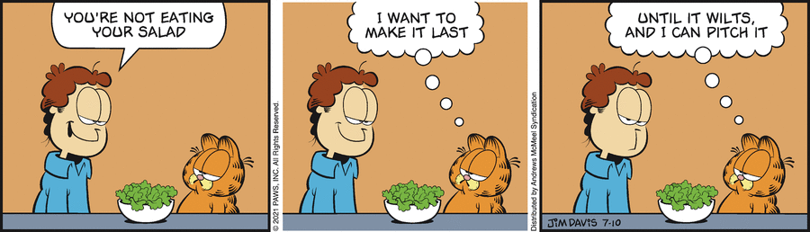 Garfield, July 10, 2021