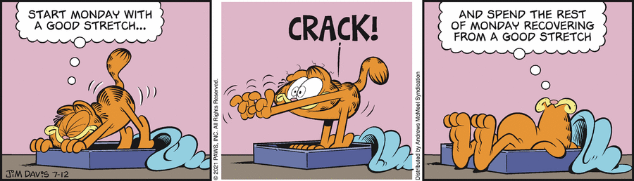 Garfield, July 12, 2021
