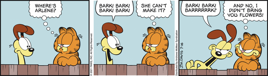 Garfield, July 16, 2021