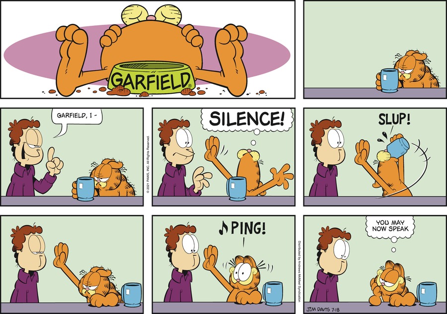 Garfield, July 18, 2021