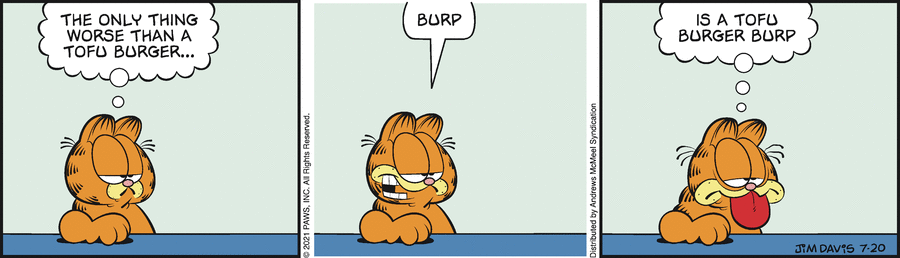 Garfield, July 20, 2021