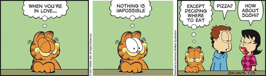 Garfield, July 23, 2021