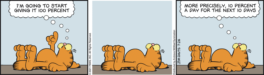 Garfield, July 26, 2021