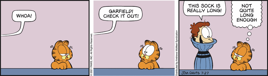 Garfield, July 27, 2021