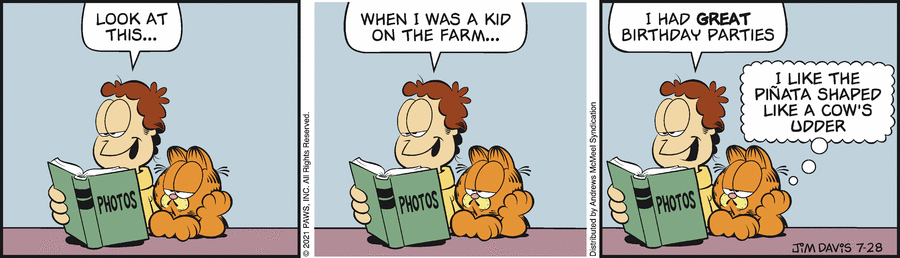 Garfield, July 28, 2021