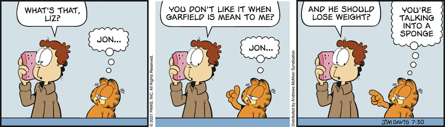 Garfield, July 30, 2021