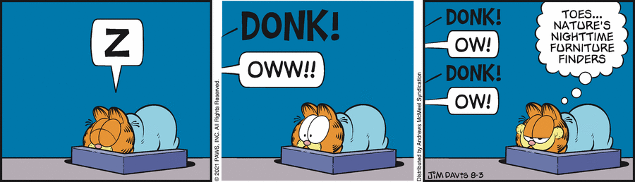 Garfield, August 3, 2021