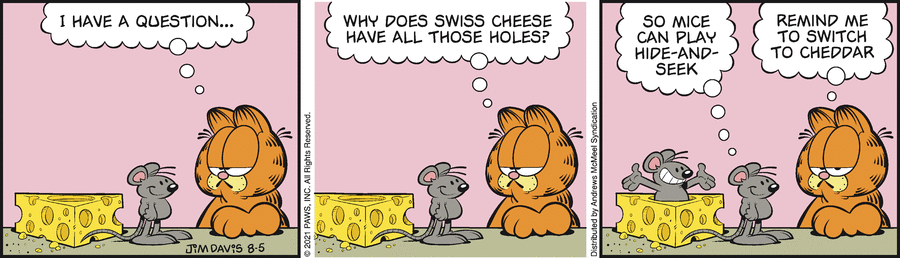 Garfield, August 5, 2021