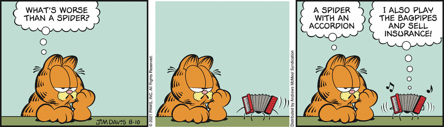 Garfield, August 10, 2021