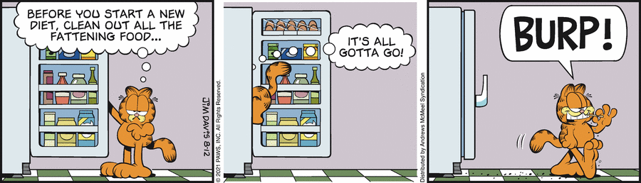 Garfield, August 12, 2021