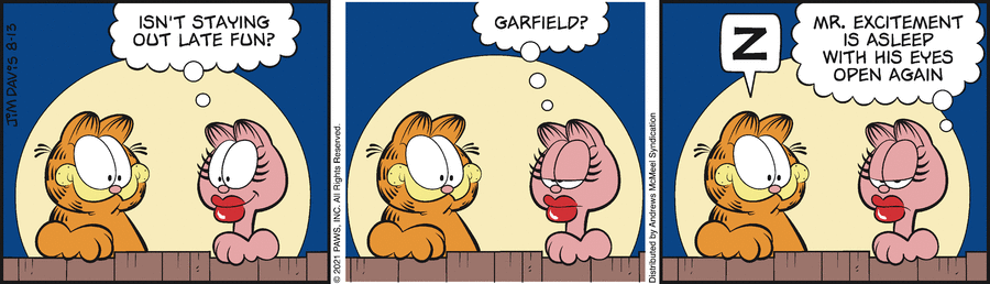 Garfield, August 13, 2021