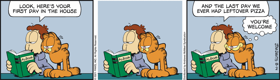 Garfield, August 14, 2021