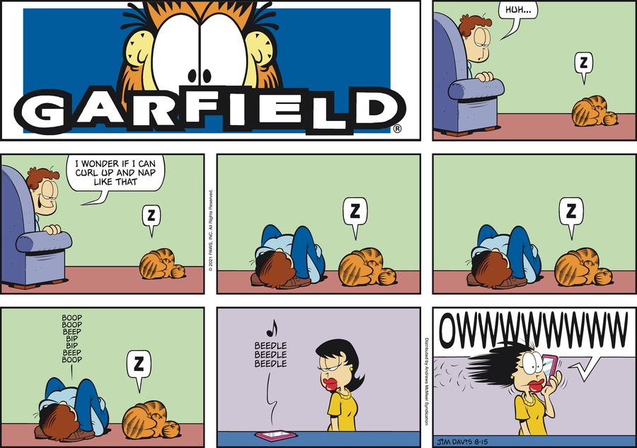 Garfield, August 15, 2021