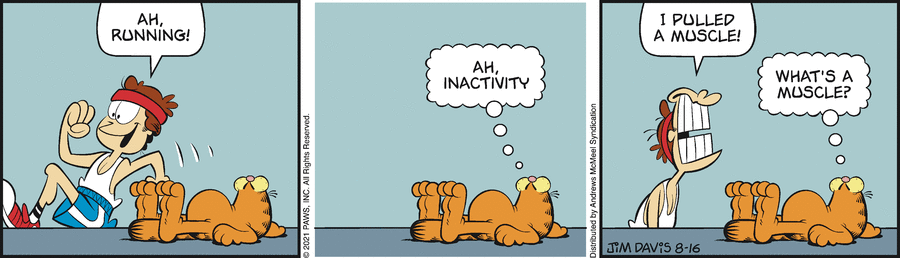 Garfield, August 16, 2021