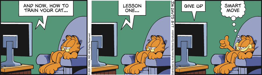Garfield, August 17, 2021