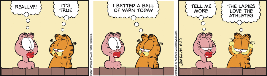 Garfield, August 20, 2021