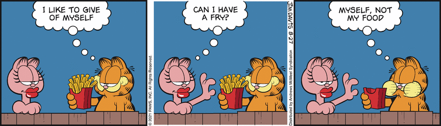 Garfield, August 27, 2021