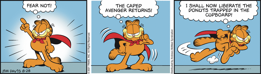 Garfield, August 28, 2021