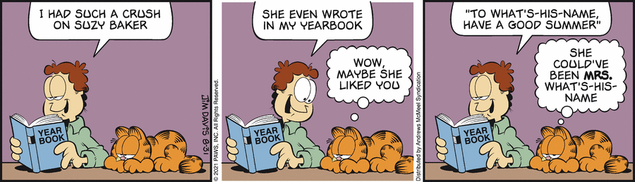 Garfield, August 31, 2021