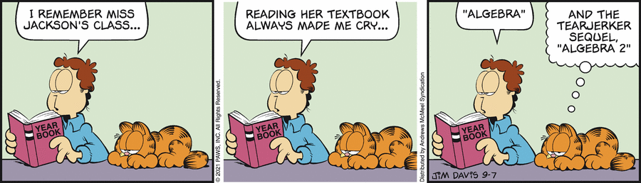 Garfield, September 7, 2021