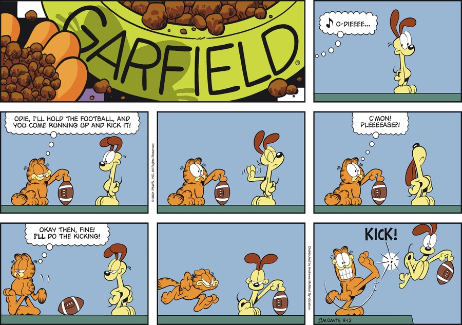 Garfield, September 12, 2021