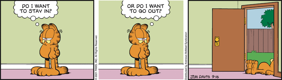 Garfield, September 16, 2021