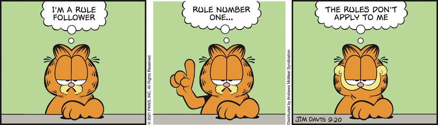Garfield, September 20, 2021