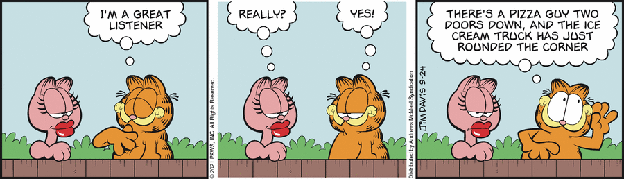 Garfield, September 24, 2021