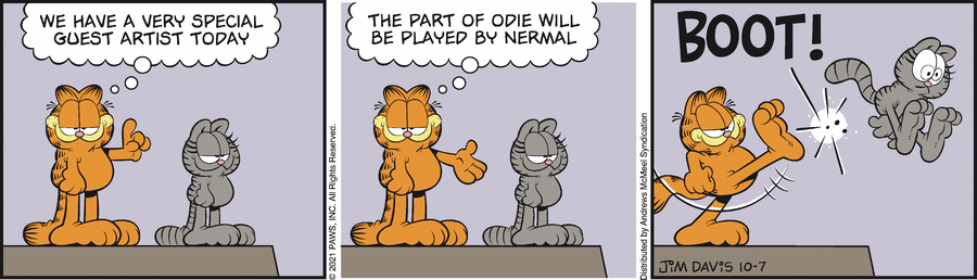 Garfield, October 7, 2021