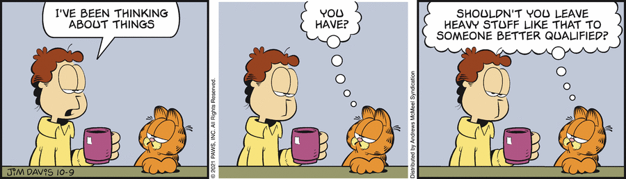 Garfield, October 9, 2021