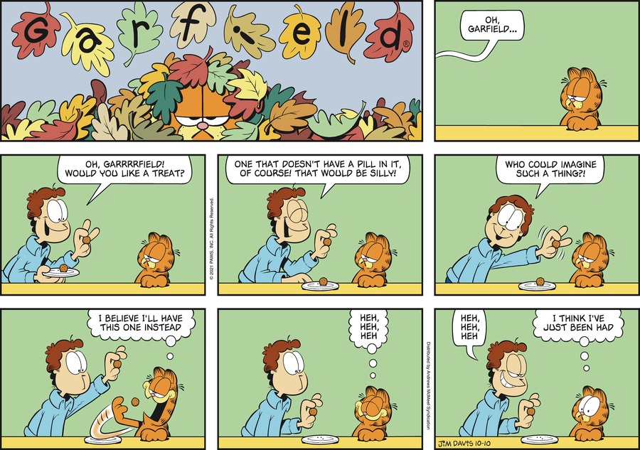 Garfield, October 10, 2021