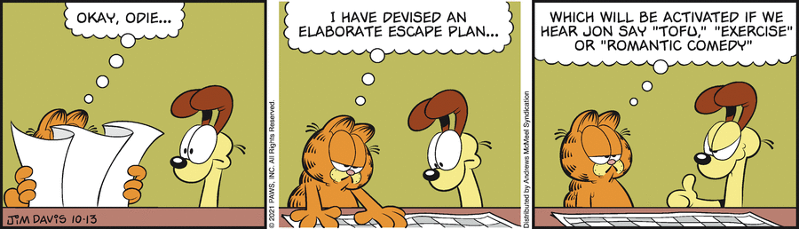 Garfield, October 13, 2021