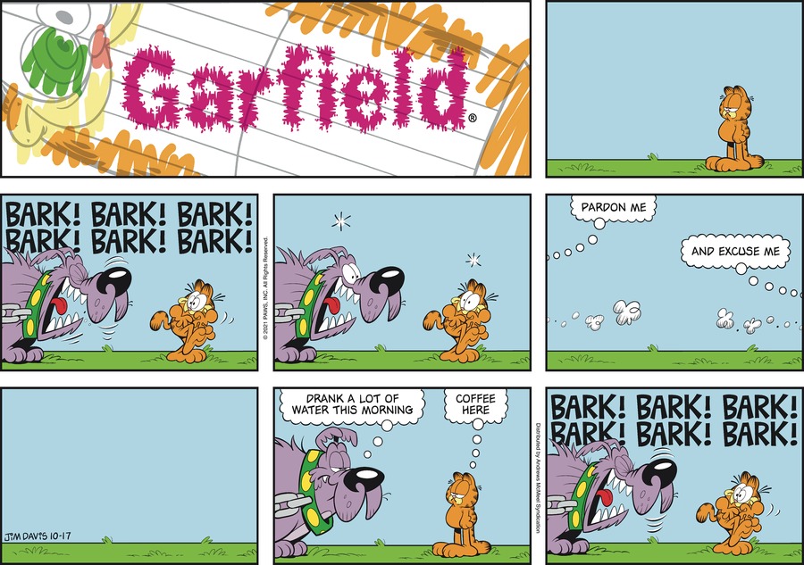 Garfield, October 17, 2021