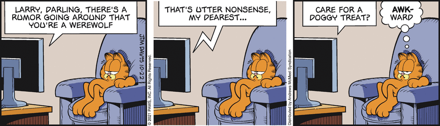 Garfield, October 22, 2021