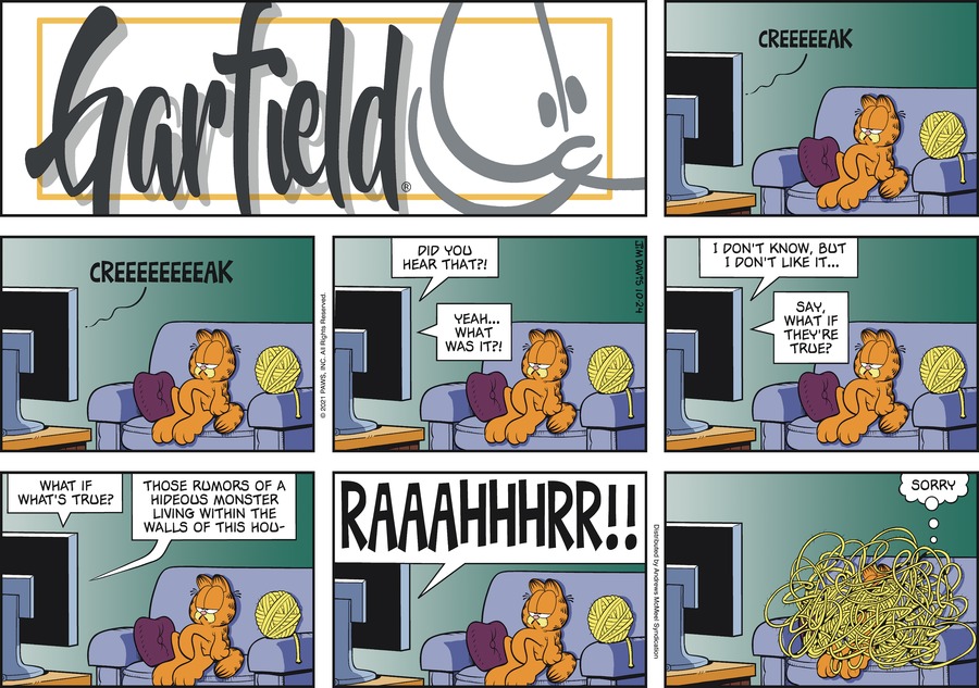 Garfield, October 24, 2021