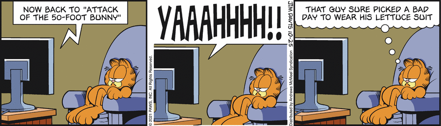 Garfield, October 25, 2021