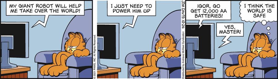 Garfield, October 26, 2021