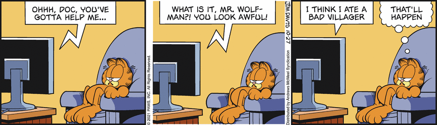 Garfield, October 27, 2021