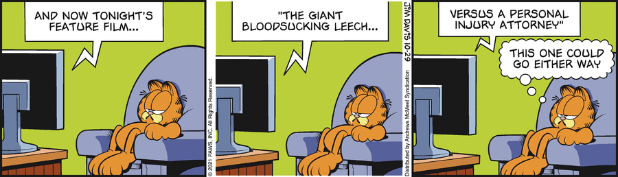 Garfield, October 29, 2021