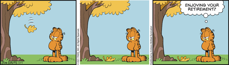 Garfield, November 1, 2021