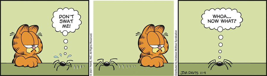 Garfield, November 4, 2021