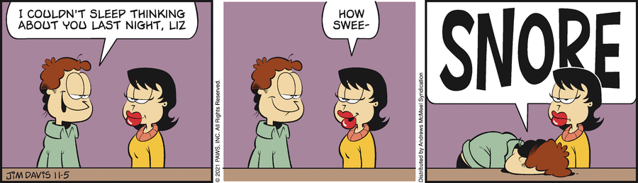 Garfield, November 5, 2021