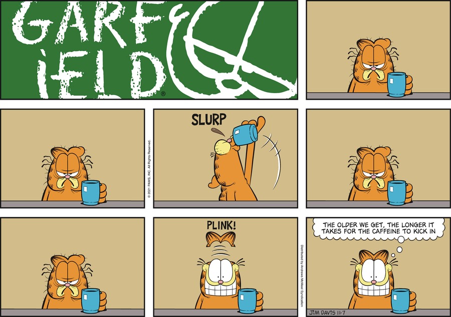 Garfield, November 7, 2021