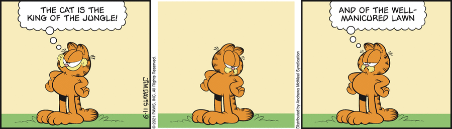 Garfield comic strip for Tuesday, November 9, 2021