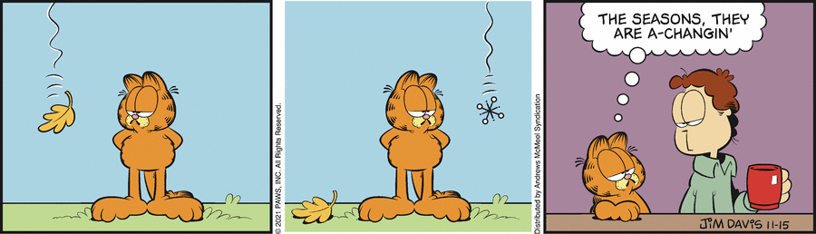 Garfield, November 15, 2021