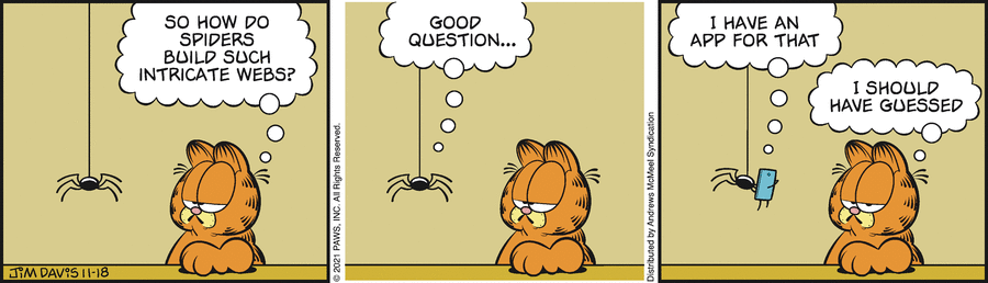 Garfield, November 18, 2021
