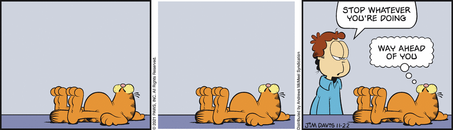 Garfield, November 22, 2021