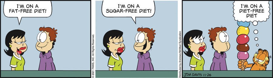 Garfield, November 26, 2021