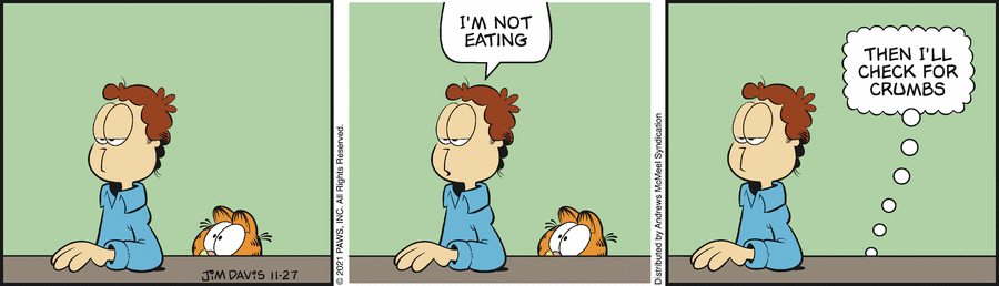 Garfield, November 27, 2021