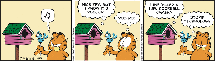 Garfield, November 30, 2021